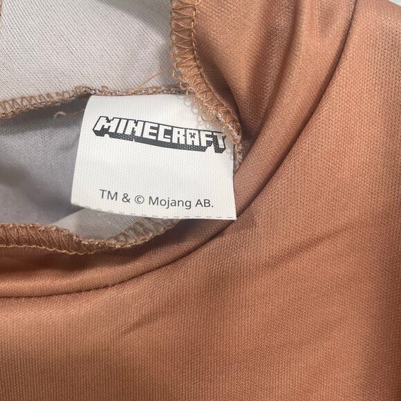 Minecraft Villager Costume Mask Set Youth Kids Large 10-12 - Picture 4 of 6